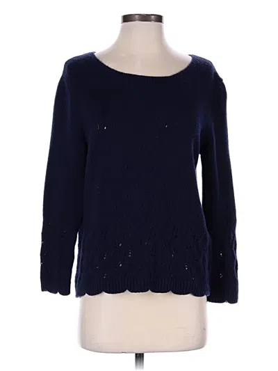 Pre-owned Loro Piana Cashmere Pullover Sweater In Blue