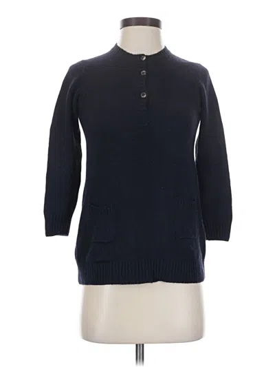 Pre-owned Loro Piana Cashmere Pullover Sweater In Blue