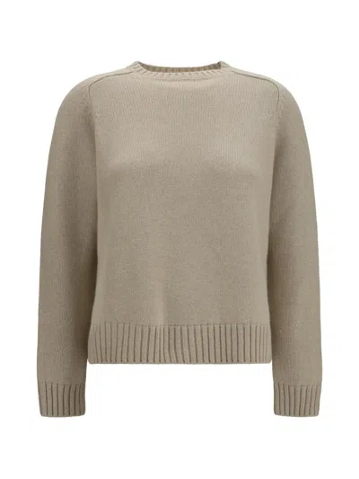 Loro Piana Parksville Cashmere Crewneck Sweater In Neutral