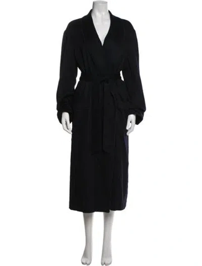 Pre-owned Loro Piana Cashmere Robe In Blue
