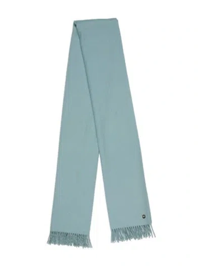 Pre-owned Loro Piana Cashmere Scarf In Blue