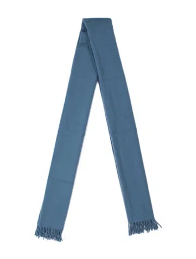 Pre-owned Loro Piana Cashmere Scarf In Blue