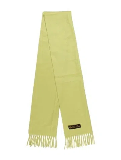 Pre-owned Loro Piana Cashmere Scarf In Green