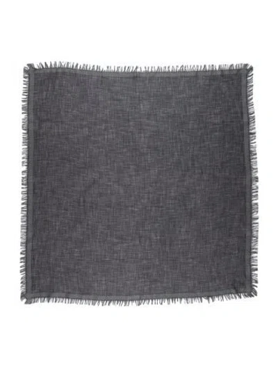 Pre-owned Loro Piana Cashmere Scarf In Grey