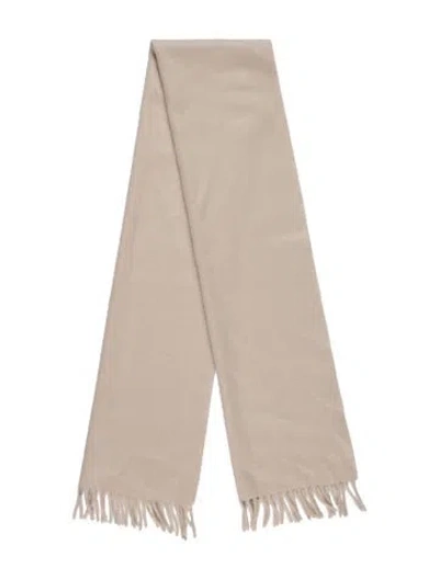 Pre-owned Loro Piana Cashmere Scarf In Neutrals