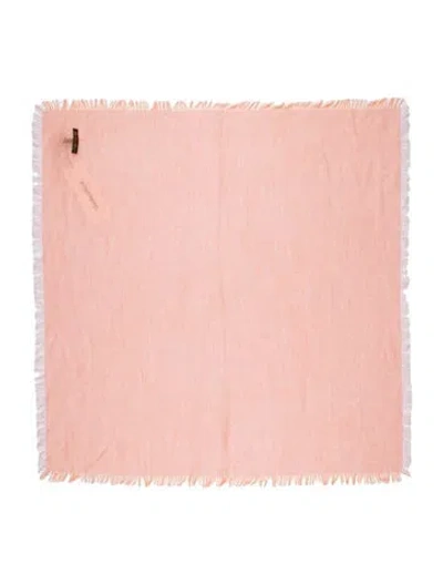 Pre-owned Loro Piana Cashmere Scarf In Orange