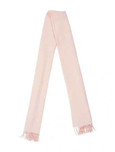 Pre-owned Loro Piana Cashmere Scarf In Pink