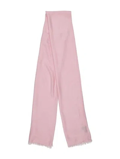 Pre-owned Loro Piana Cashmere Scarf In Pink