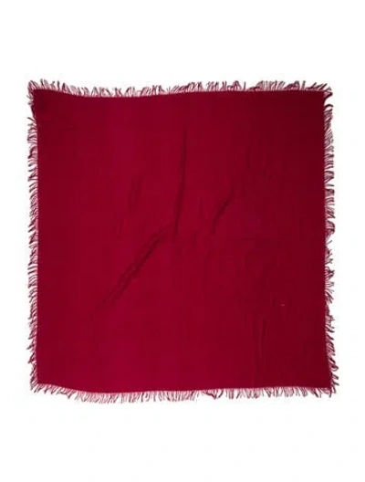 Pre-owned Loro Piana Cashmere Scarf In Red