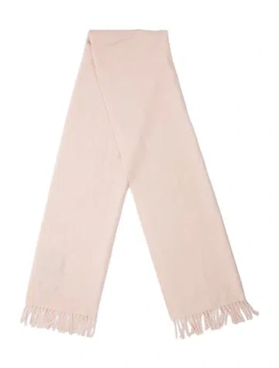 Pre-owned Loro Piana Cashmere Scarf W/ Tags In Pink