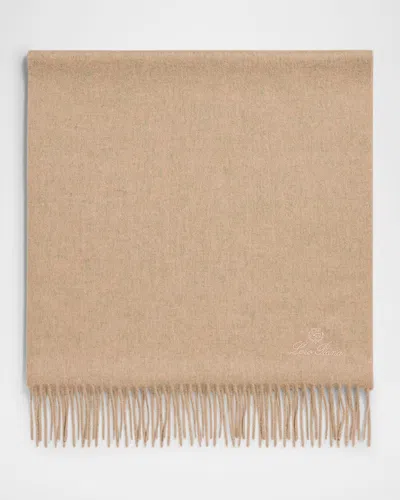 Loro Piana Cashmere Sciarpa Grande Fringe-trim Scarf