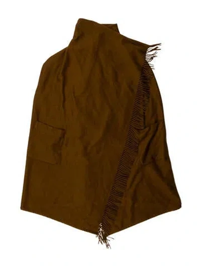 Pre-owned Loro Piana Cashmere Shawl In Brown