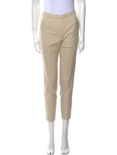 Pre-owned Loro Piana Cashmere Skinny Leg Pants In Neutral