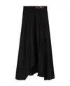 Loro Piana Cashmere Skirt In Black