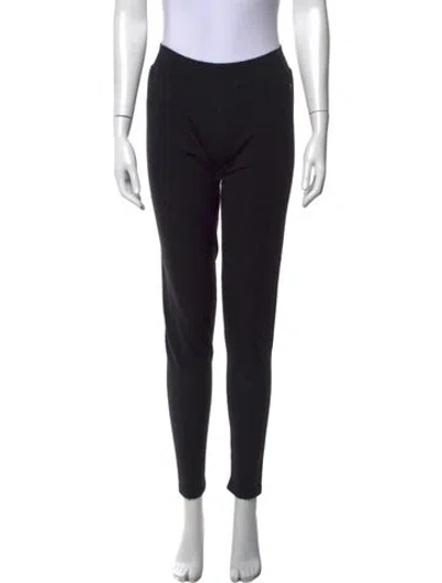 Pre-owned Loro Piana Cashmere Straight Leg Pants In Black