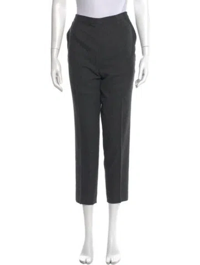 Pre-owned Loro Piana Cashmere Straight Leg Pants In Gray