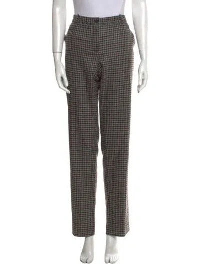Pre-owned Loro Piana Cashmere Straight Leg Pants In Gray