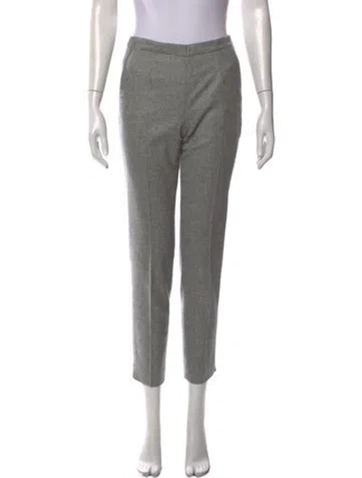Pre-owned Loro Piana Cashmere Straight Leg Pants In Gray