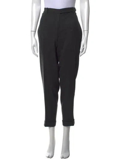 Pre-owned Loro Piana Cashmere Straight Leg Pants In Grey
