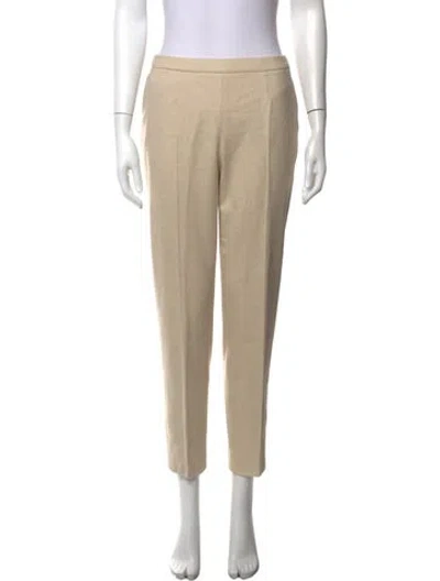 Pre-owned Loro Piana Cashmere Straight Leg Pants In Neutrals