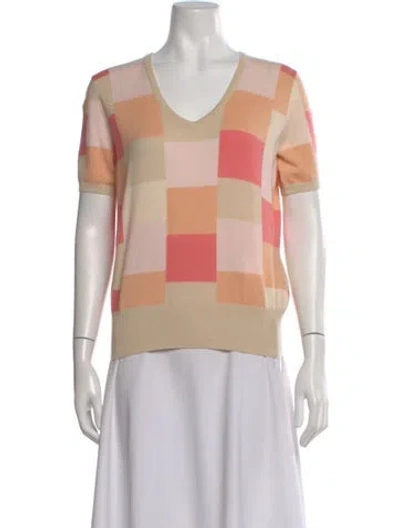 Pre-owned Loro Piana Cashmere Striped Sweater In Neutral
