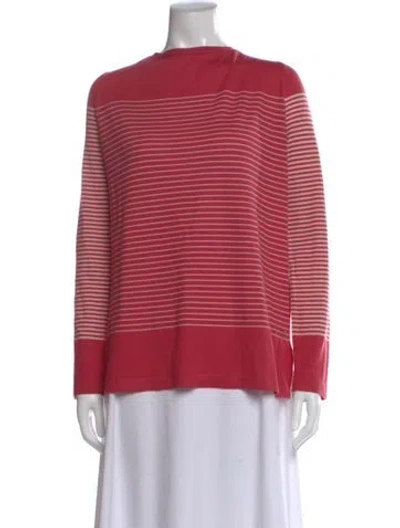 Pre-owned Loro Piana Cashmere Striped Top In Pink