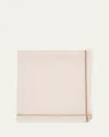 Loro Piana Cashmere Striped Trim Scarf In 30hu Soft Pinkish