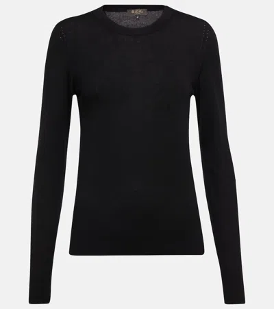 Loro Piana Cashmere Jumper In Black
