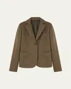 Loro Piana Cashmere Sweater Jacket In H0bf Tundra Melange