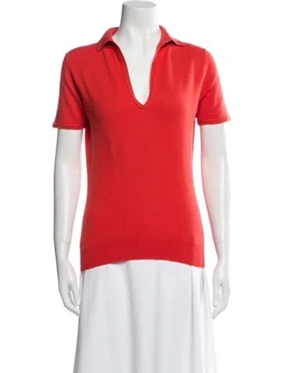 Pre-owned Loro Piana Cashmere Sweater In Orange