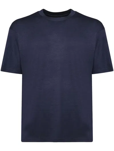 Loro Piana Cashmere T-shirt In Blue