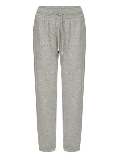 Loro Piana Cashmere Track Pants In Grey