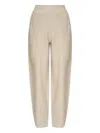 Loro Piana Elastic Waist Casual Pants In Neutrals