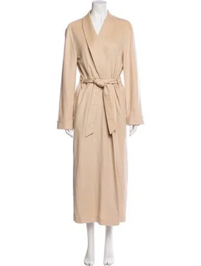 Pre-owned Loro Piana Cashmere Trench Coat In Neutral