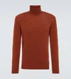 Loro Piana Cashmere Turtleneck Sweater In Kummel Lp