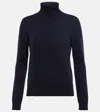 Loro Piana Cashmere Turtleneck Sweater In Navy