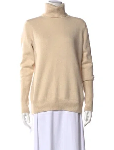 Pre-owned Loro Piana Cashmere Turtleneck Sweater In Neutral