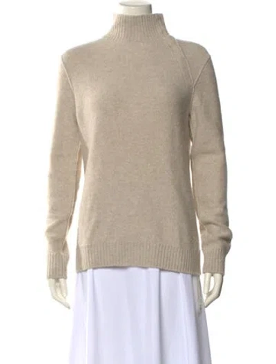 Pre-owned Loro Piana Cashmere Turtleneck Sweater In Neutral
