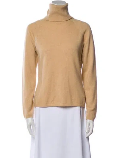 Pre-owned Loro Piana Cashmere Turtleneck Sweater In Neutral