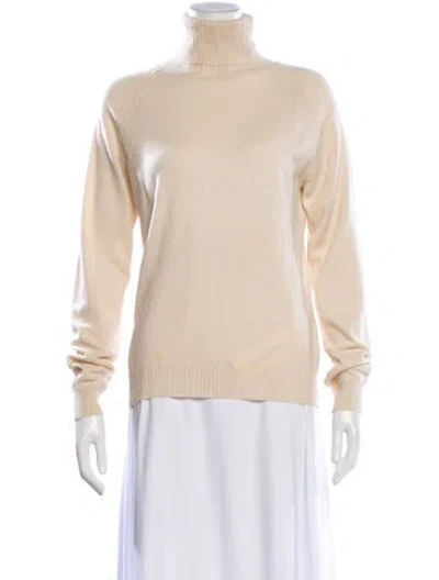 Pre-owned Loro Piana Cashmere Turtleneck Sweater In Neutral