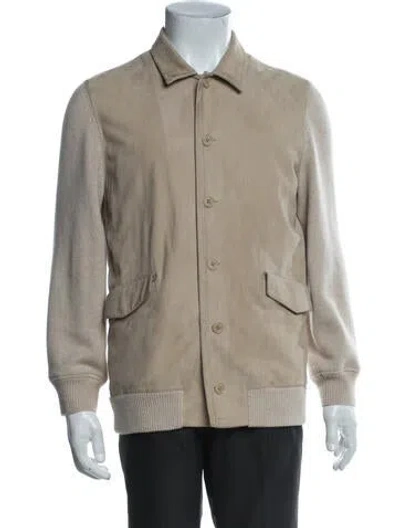 Pre-owned Loro Piana Cashmere Utility Jacket In Neutral