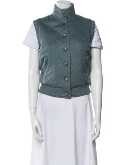Pre-owned Loro Piana Cashmere Vest In Blue