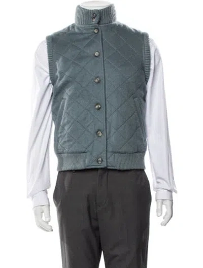 Pre-owned Loro Piana Cashmere Vest In Blue