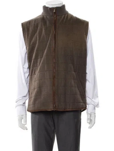 Pre-owned Loro Piana Cashmere Vest In Brown