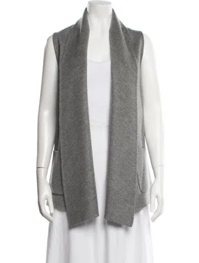 Pre-owned Loro Piana Cashmere Vest In Gray