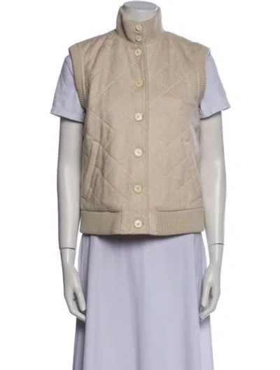 Pre-owned Loro Piana Cashmere Vest In Neutral