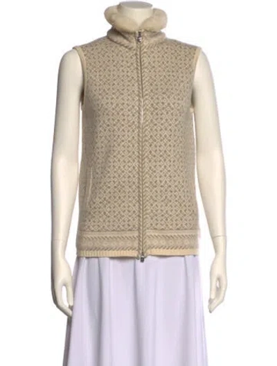 Pre-owned Loro Piana Cashmere Vest In Neutral