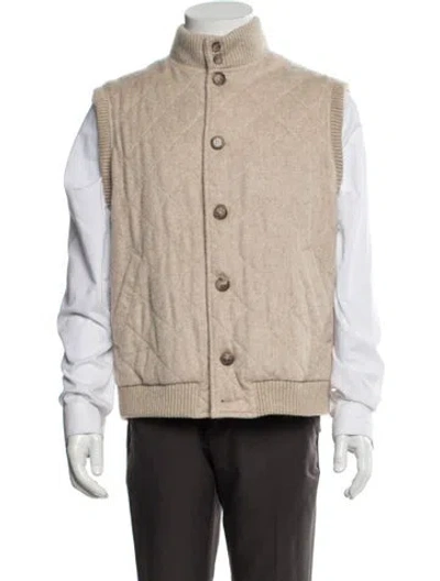 Pre-owned Loro Piana Cashmere Vest In Neutral