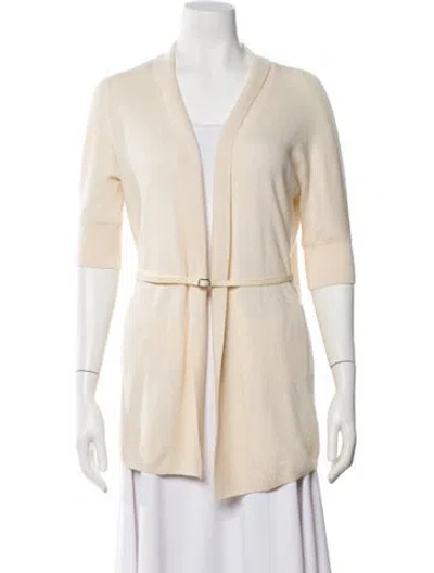 Pre-owned Loro Piana Cashmere V-neck Sweater In Neutral
