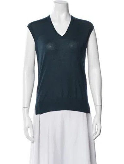 Pre-owned Loro Piana Cashmere V-neck Top In Multi